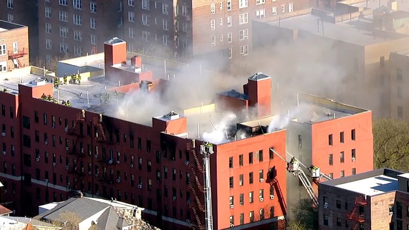 Jackson Heights Fire: 21 People Injured In 8-alarm Fire At An Apartment ...