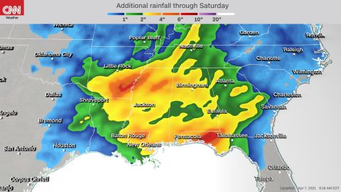 weather rain accum through saturday gfs 04072021