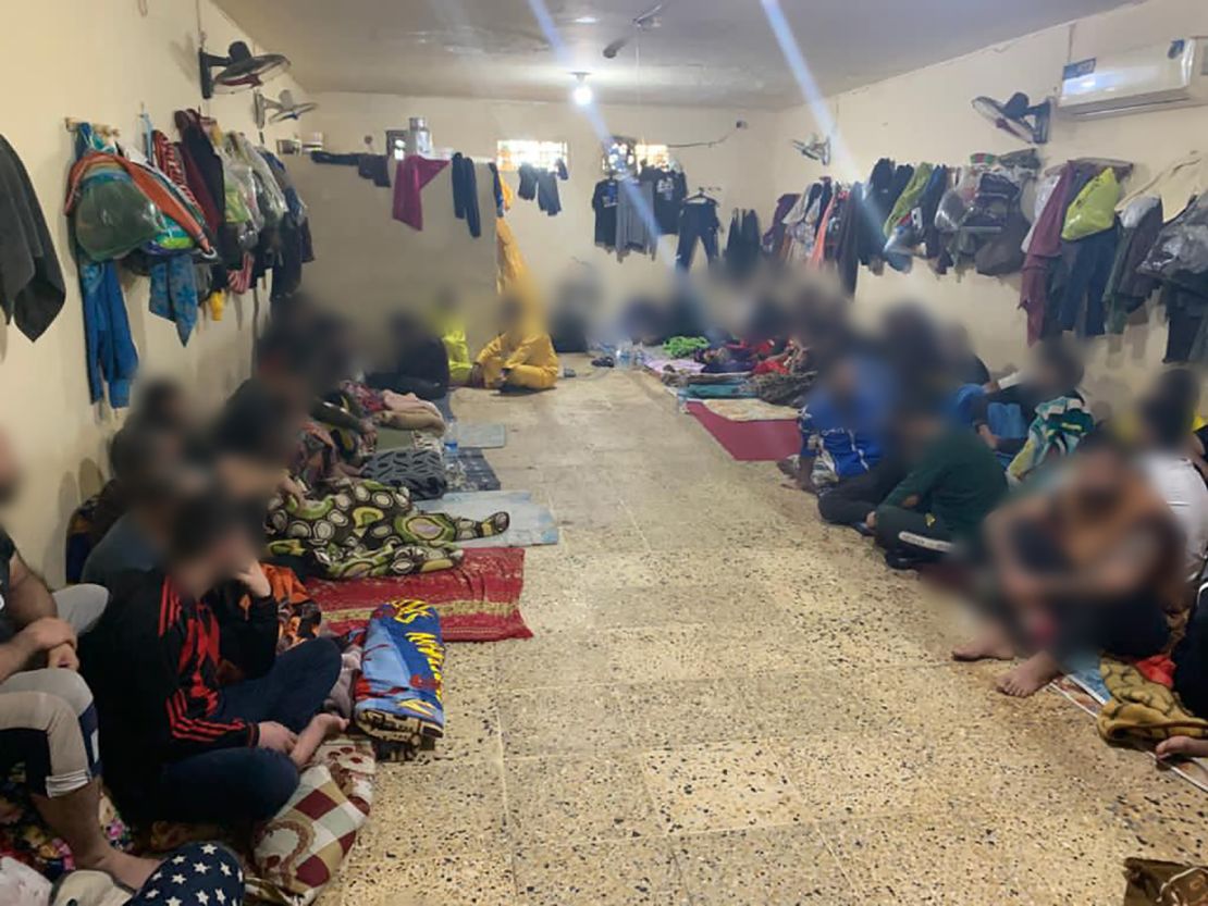 Iraq's prisons for drug offenders have double the number of inmates the facilities were intended for. CNN has blurred the inmates' faces to protect their identities.