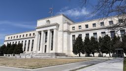 The Federal Reserve building is seen on March 19, 2021 in Washington, DC. - Mortgage rates are finally ticking up in the United States, one year after the Federal Reserve cut its lending rate to boost the economy as the Covid-19 pandemic arrived, but that's not expected to cool the hot housing market. (Photo by Daniel Slim/AFP/Getty Images)