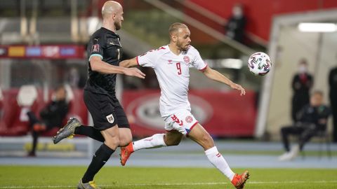 Danish striker Braithwaite will feature for his country this summer at UEFA's postponed Euro 2020. 