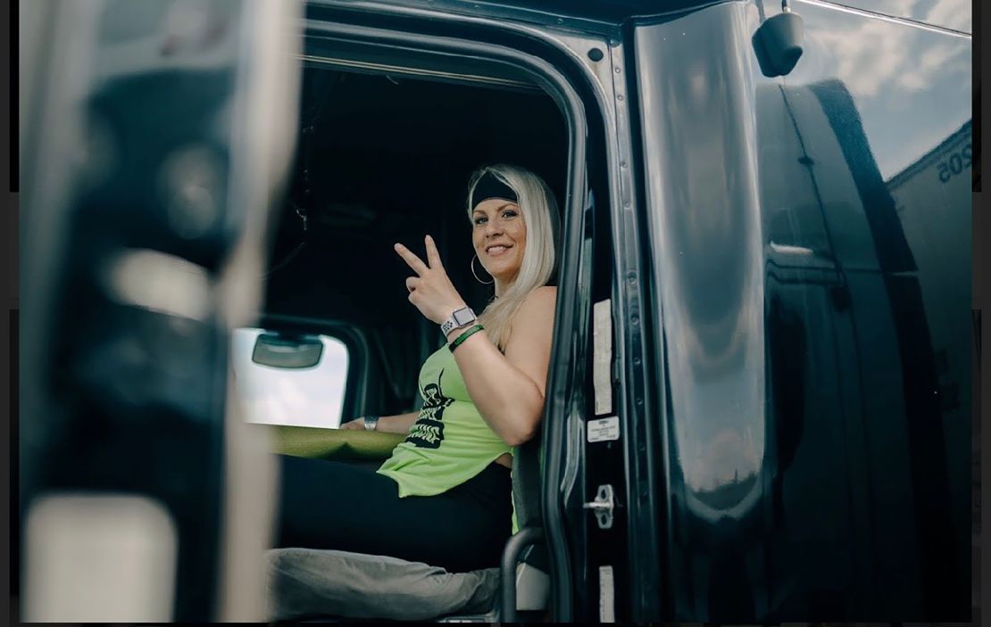 Candace Rivers owns a fitness company that helps truckers stay fit and combat common health risks. 