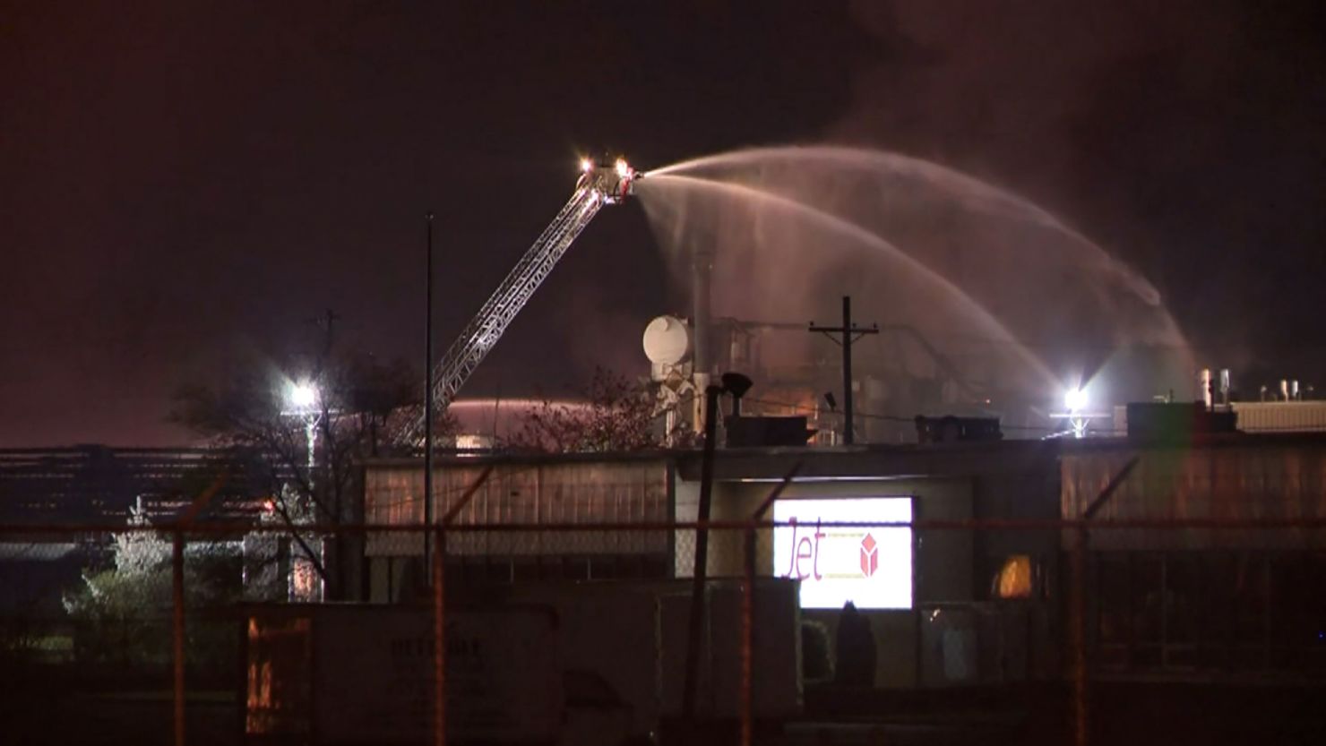 The Columbus Division of Fire said it received a report of an explosion at the plant shortly after midnight.