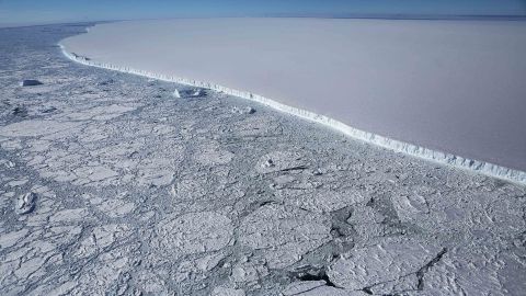This huge iceberg calved from the Larsen C ice shelf.