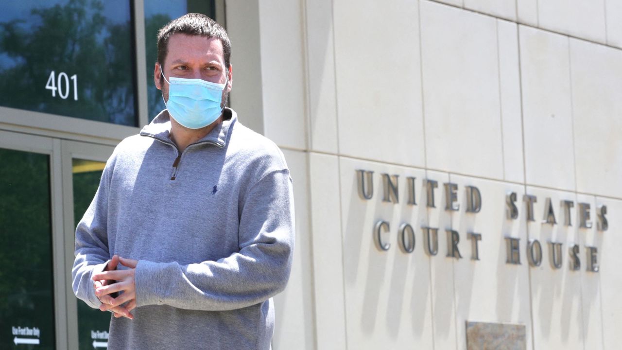 Then-Seminole County tax collector Joel Greenberg leaves the federal courthouse in Orlando following his indictment on a federal stalking charge on June 23, 2020. 