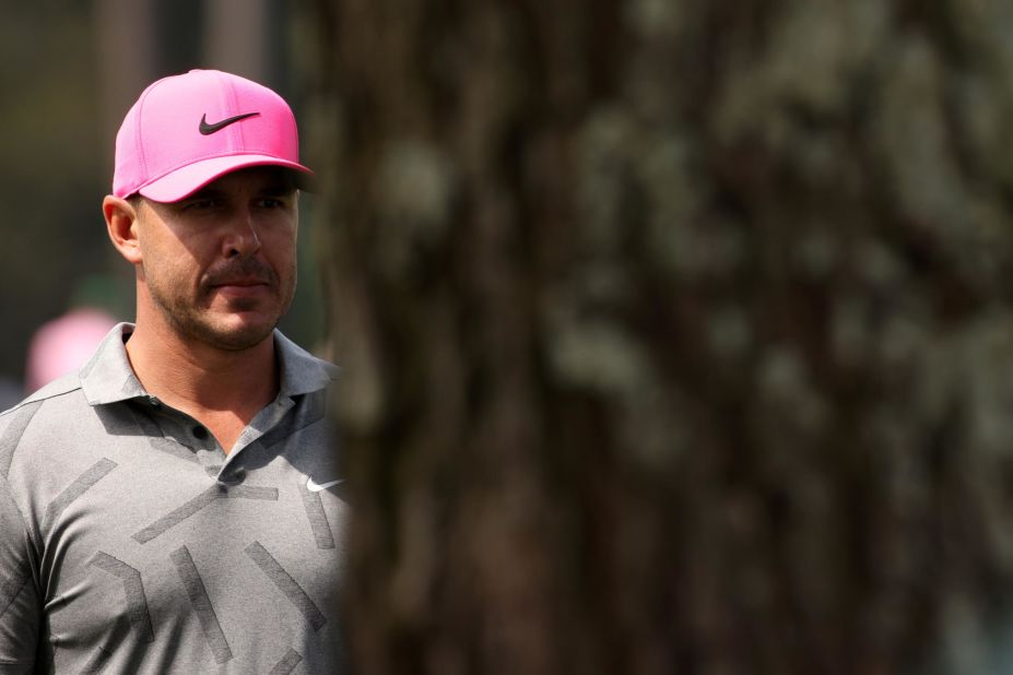 Four-time major winner Brooks Koepka had knee surgery less than a month ago, but he was on the course for the first round.