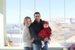 Sarah Bahiraei, a US citizen, married Afshin Bahiraei, from Iran, in 2017. They have been living in Turkey with their daughter, Esther, while trying  to get a spousal visa for Afshin to emigrate to the US.