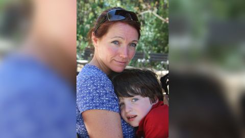 Nicole Hockley and her son, Dylan, who was killed at  the Sandy Hook Elementary School.
