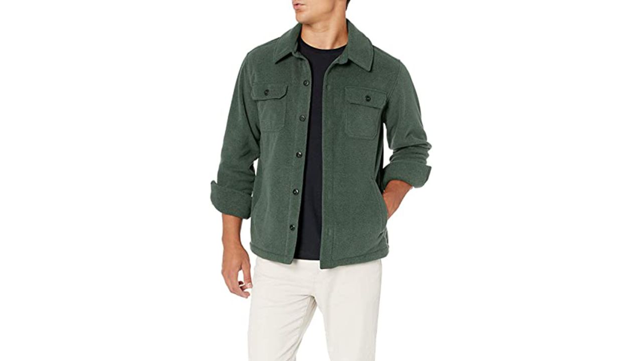 Amazon Essentials Polar Fleece Shirt Jacket