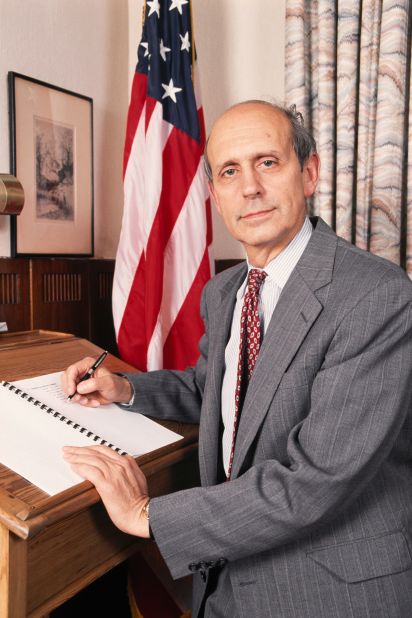 Breyer, seen here in May 1993, was the chief judge of the US Court of Appeals for the First Circuit. The First Circuit includes Maine, Massachusetts, New Hampshire, Puerto Rico and Rhode Island.