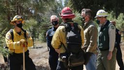 Governor Newsom visits fuel break project in Shaver Lake