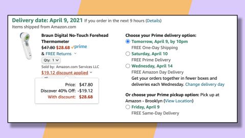 If you're targeted for the 40% off Discover discount, you could get this top-notch thermometer for less than $30.