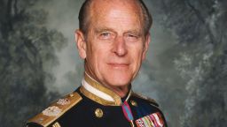 HRH Prince Philip, Duke of Edinburgh, wearing his military dress uniform, circa 1990. (Photo by Terry O'Neill/Iconic Images/Getty Images)