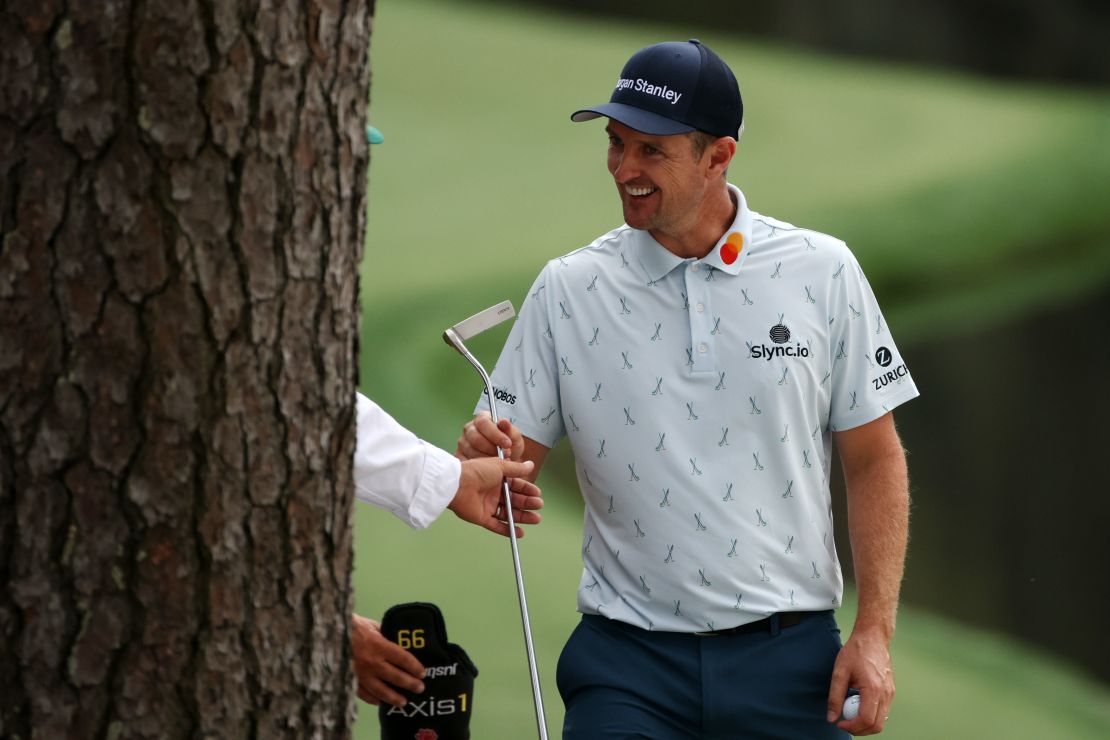 Justin Rose shot a stunning 65 in the opening round of the Masters. 