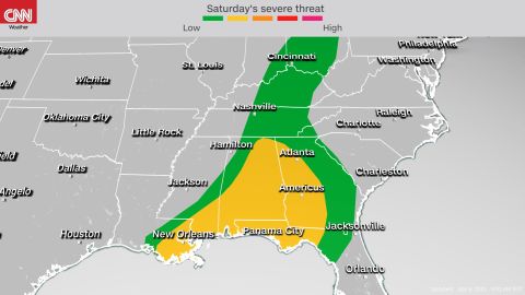 Saturday severe outlook