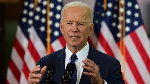 US President Joe Biden speaks in Pittsburgh, Pennsylvania, on March 31, 2021. - President Biden will unveil in Pittsburgh a USD 2 trillion infrastructure plan aimed at modernizing the United States' crumbling transport network, creating millions of jobs and enabling the country to "out-compete" China. (Photo by JIM WATSON / AFP) (Photo by JIM WATSON/AFP via Getty Images)
