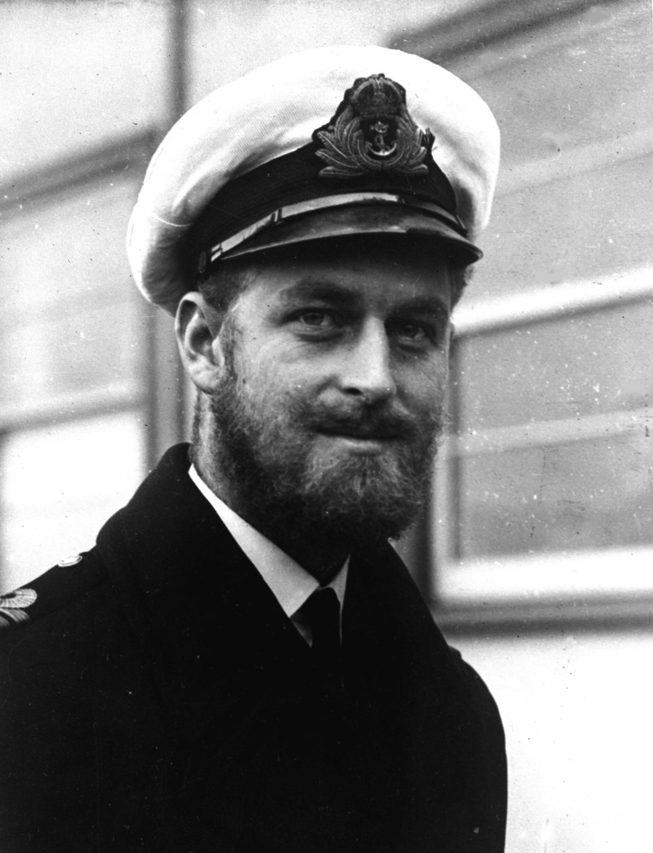 Prince Philip during a naval visit to Melbourne, Australia in 1945.