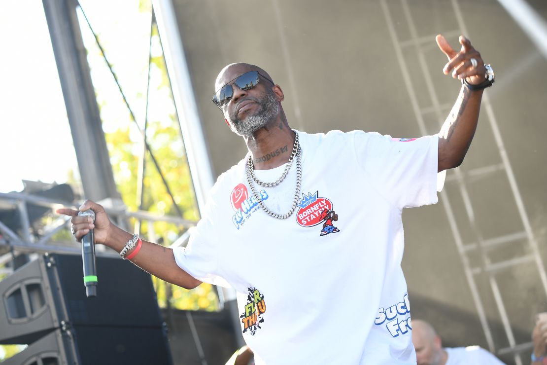 Rapper DMX performs onstage during the 10th Annual ONE Musicfest at Centennial Olympic Park on September 8, 2019, in Atlanta. 