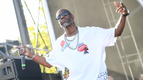 Rapper DMX performs onstage during the 10th Annual ONE Musicfest at Centennial Olympic Park on September 8, 2019, in Atlanta. 