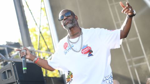 Rapper DMX performs onstage during the 10th Annual ONE Musicfest at Centennial Olympic Park on September 8, 2019, in Atlanta.