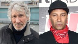 Roger Waters, left, and Tom Morello.