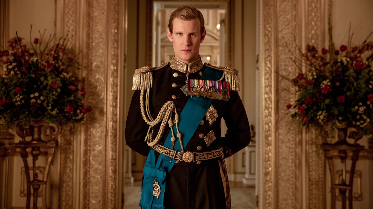 Matt Smith starring as younger Prince Philip in 'The Crown.'