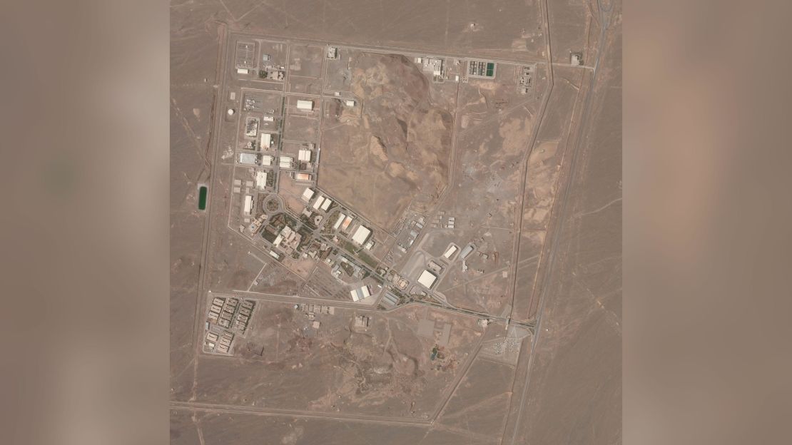 This satellite photo from Planet Labs Inc. shows Iran's Natanz nuclear facility on Wednesday, April 7, 2021.