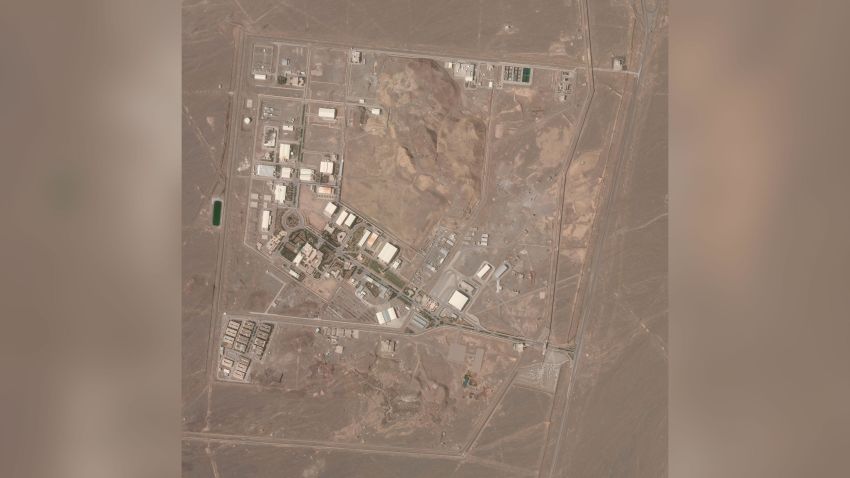 This satellite photo from Planet Labs Inc. shows Iran's Natanz nuclear facility on Wednesday, April 7, 2021. Iran's Natanz nuclear site suffered a problem Sunday, April 11, involving its electrical distribution grid just hours after starting up new advanced centrifuges that more quickly enrich uranium, state TV reported. It was the latest incident to strike one of Tehran's most-secured sites amid negotiations over the tattered atomic accord with world powers. (Planet Labs Inc. via AP)