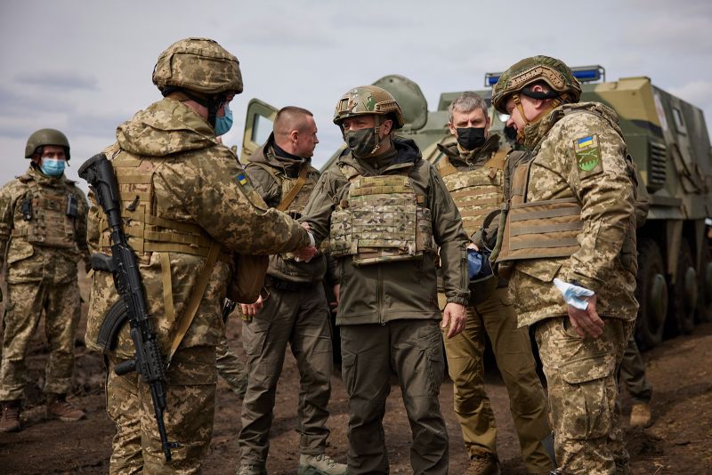 Ukraine Border: As Russia Masses Its Troops President Zelensky Heads To ...