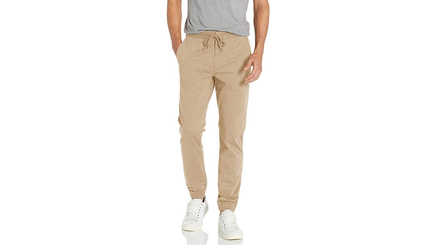PEGENO Mens Fashion Joggers Sports Pants Cotton Cargo Pants Sweatpants Trousers Mens Long Pants（Dark Blue-US L） 