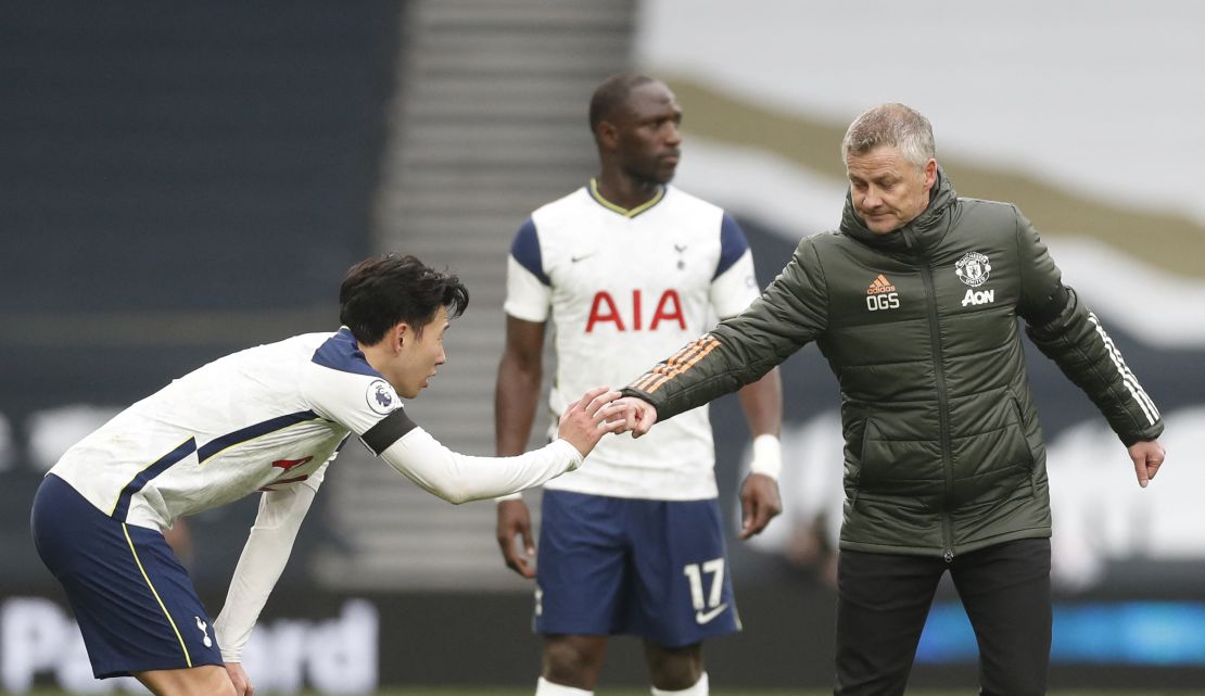 Manchester United's manager Ole Gunnar Solskjaer had criticised Son for a controversial moment in the game. 