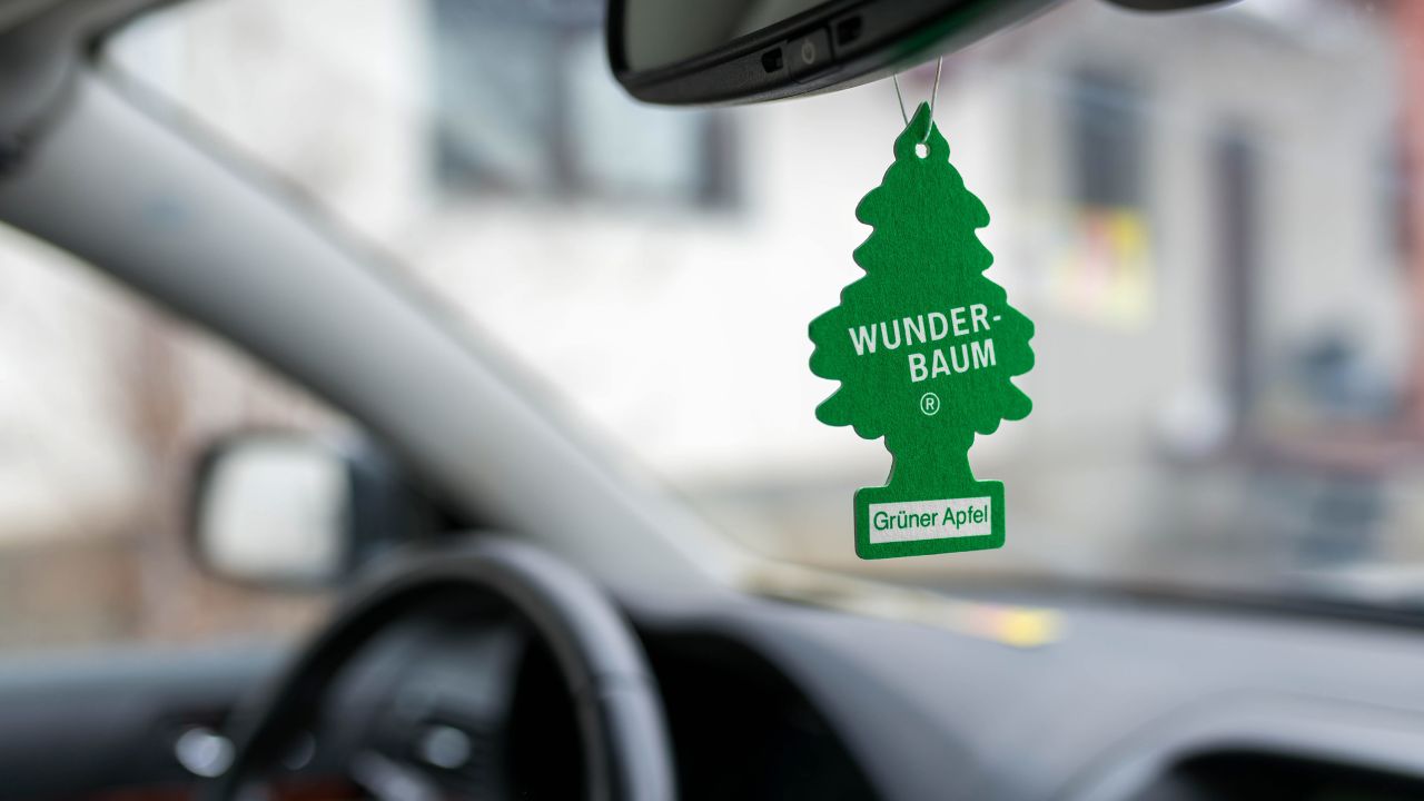 Several states have misdemeanor laws prohibiting hanging items from rearview mirrors.