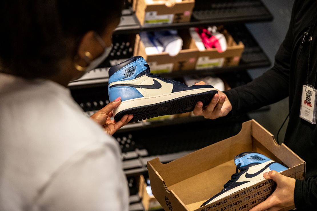 Nike is now reselling returned shoes at a discout in a few of its stores.