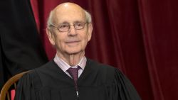 US Supreme Court Associate Justice Stephen Breyer sits for an official photo with other members of the US Supreme Court in the Supreme Court in Washington, DC, June 1, 2017. (Photo by SAUL LOEB / AFP) (Photo by SAUL LOEB/AFP via Getty Images)