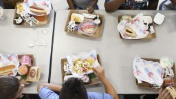 The healthiest meals children eat during the day comes from school cafeterias.