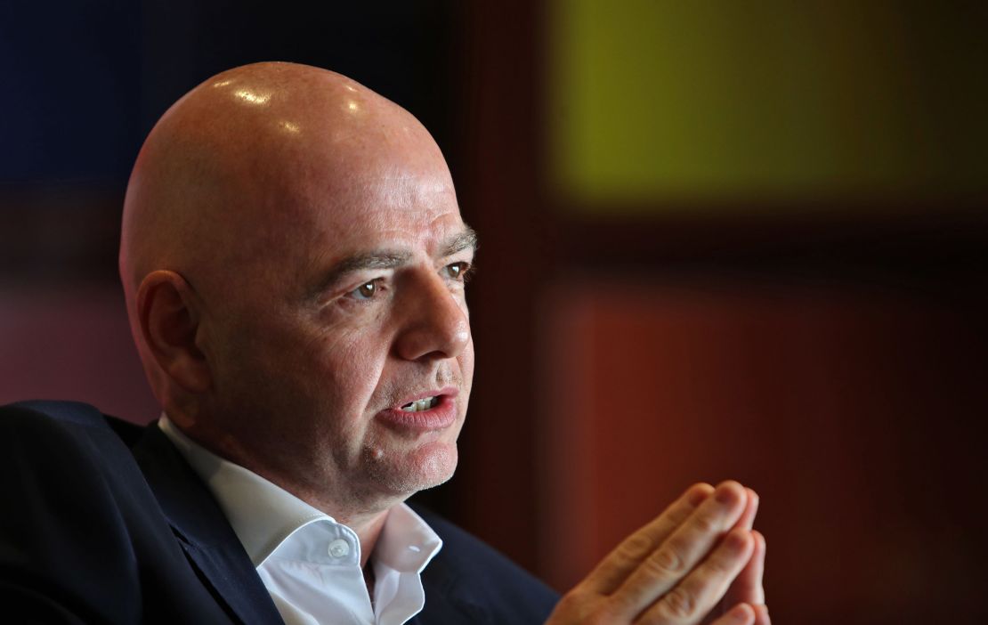Gianni Infantino warns clubs signed up to the new European Super League. 