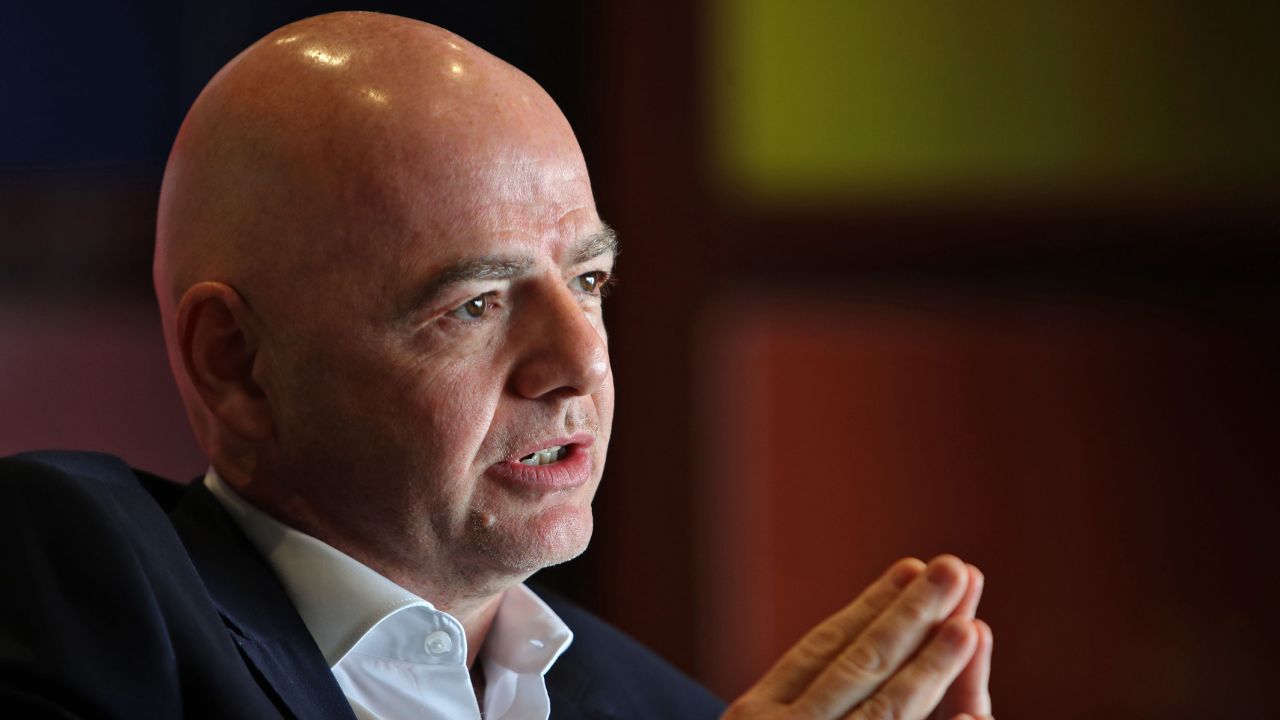 Gianni Infantino warns clubs signed up to the new European Super League.