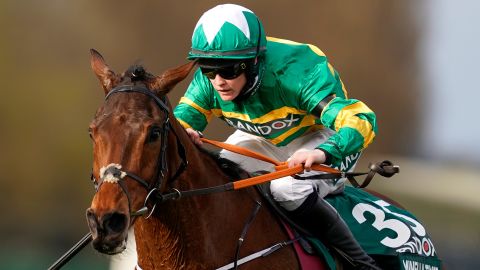 Blackmore rode Minella Times to victory at the historic Aintree Racecourse.