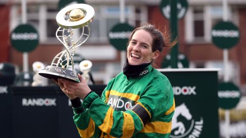 Rachael Blackmore won the Randox Grand National at Aintree Racecourse.