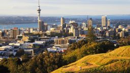 View of Auckland, New Zealand from Mt. Eden