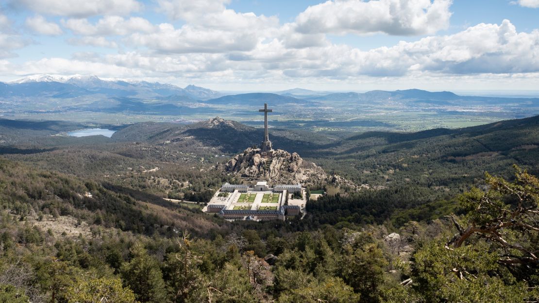 The crypts contain the remains of more than 33,000 victims of the Spanish Civil War.