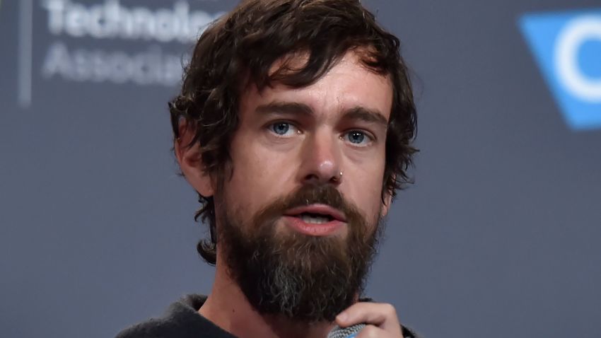 LAS VEGAS, NEVADA - JANUARY 09: Twitter CEO Jack Dorsey speaks during a press event at CES 2019 at the Aria Resort & Casino on January 9, 2019 in Las Vegas, Nevada. CES, the world's largest annual consumer technology trade show, runs through January 11 and features about 4,500 exhibitors showing off their latest products and services to more than 180,000 attendees. (Photo by David Becker/Getty Images)