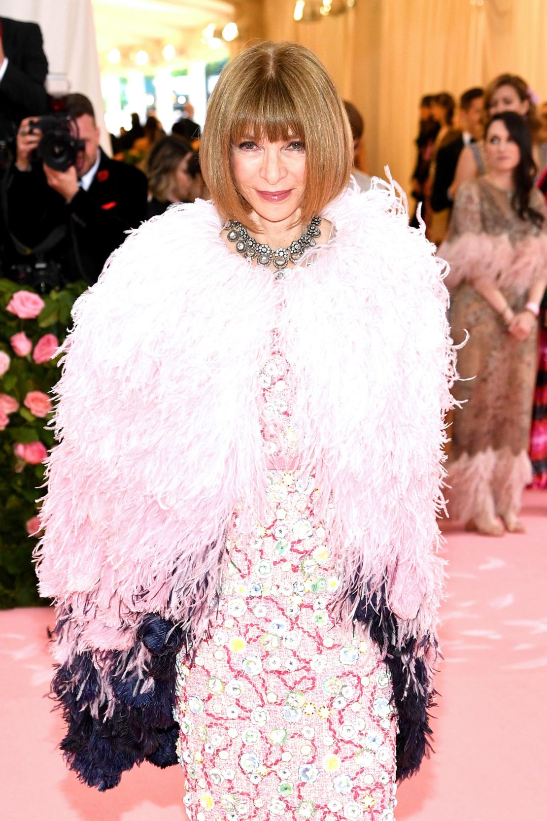 Anna Wintour attends The 2019 Met Gala Celebrating Camp: Notes on Fashion.