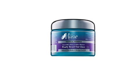 The Mane Choice Tropical Moringa Sweet Oil & Honey Endless Moisture Pearly Braid Out Glaz