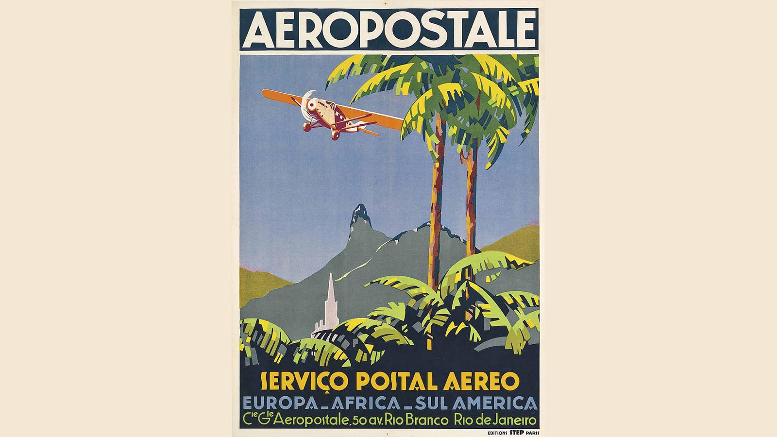 1935 Porto Alegre Brazil To Lincoln England Aeropostale Air Envelope Cover
