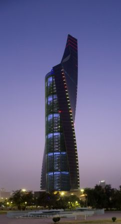 In addition to the United Arab Emirates, NORR has designed buildings around the world -- including the twisting Kuwait Trade Centre. Clad in glass, it rises more than 700 feet high.