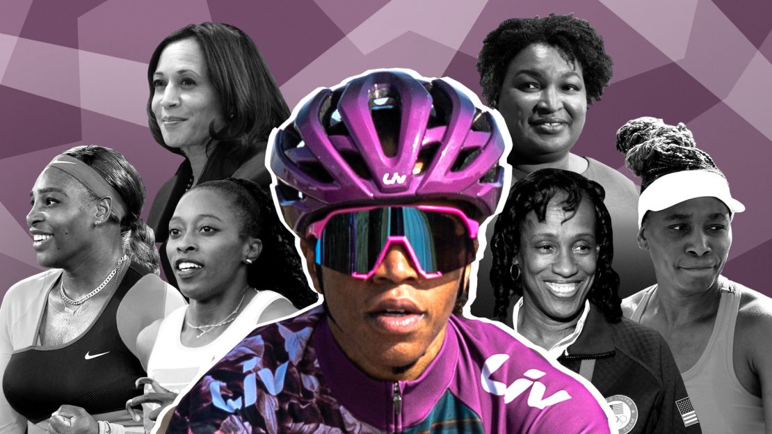 Ayesha McGowan cites the Williams sisters, Gail Devers and Jackie Joyner-Kersee as some of her most inspirational athletes of all time.