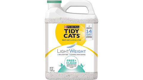 Purina Tidy Cats Free and Clean Lightweight Unscented Clumping Cat Litter