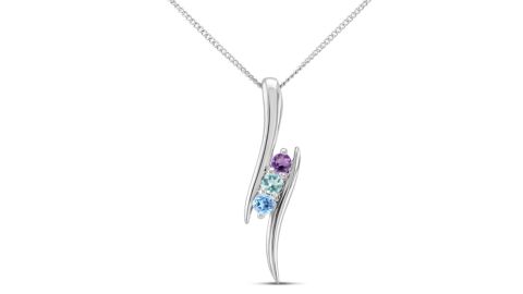 Mother's Journey Genuine Birthstone Pendant