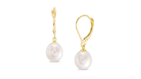 Baroque Cultured Freshwater Pearl Drop Earrings